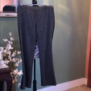 Wool and lace pants